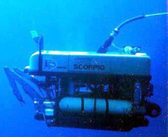 Автоматический подводный спасательный аппарат Super Scorpio ROV. Фото с сайта Navsource.org Автоматический подводный спасательный аппарат Super Scorpio ROV. Фото с сайта Navsource.org