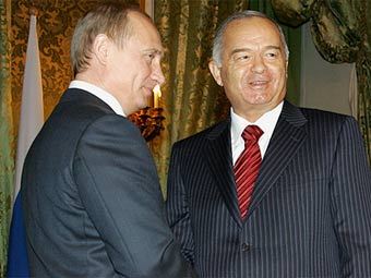 Владимир Путин и Ислам Каримов, фото пресс-службы президента РФ Владимир Путин и Ислам Каримов, фото пресс-службы президента РФ