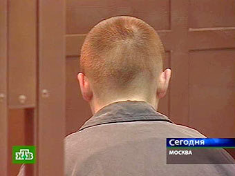 Александр Копцев в зале суда. Кадр телеканала НТВ, архив