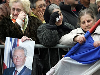 Похороны Милошевича. Фото AFP Похороны Милошевича. Фото AFP