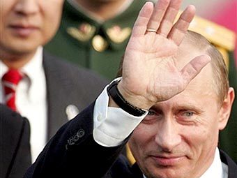 Владимир Путин по прибытии в Китай. Фото AFP Владимир Путин по прибытии в Китай. Фото AFP