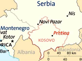 Косово на карте Сербии. Иллюстрация с сайта lib.utexas.edu Косово на карте Сербии. Иллюстрация с сайта lib.utexas.edu