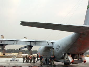 Авиабаза США в Манасе, фото с сайта af.mil 