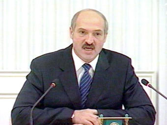 Александр Лукашенко, кадр Первого канала, архив