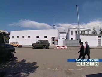 Российская база в Грузии, кадр телеканала "Россия", архив