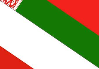 Флаги Польши и Белоруссии