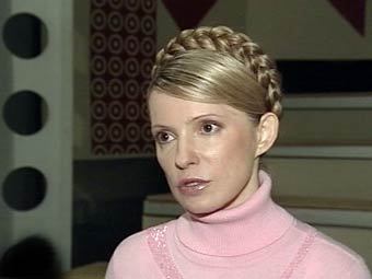 Юлия Тимошенко, кадр телеканала НТВ, архив