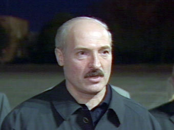 Александр Лукашенко, кадр НТВ, архив