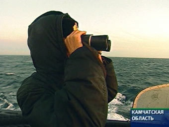 Поисково-спасательная операция у берегов Камчатки, кадр телеканала НТВ