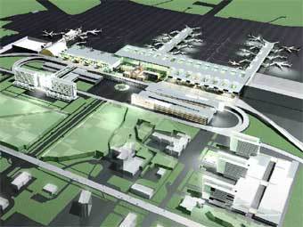 Генеральный план реконструкции аэропорта "Внуково". Иллюстрация с сайта vnukovo-airport.ru