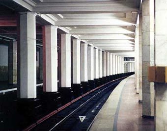 Станция "Александровский сад" Филевской линии метро. Фото с сайта metro.ru