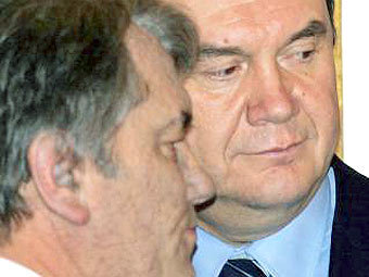 Виктор Ющенко и Виктор Янукович. Фото Reuters 