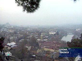 Панорама Тбилиси. Кадр телеканала НТВ 