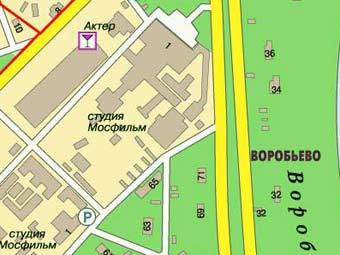 Район происшествия. Карта с сайта ramenki.info