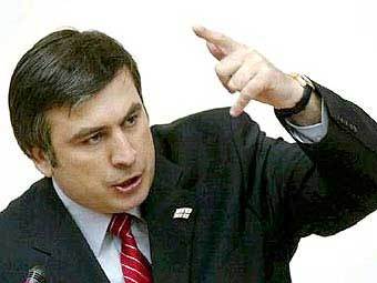 Президент Грузии Михаил Саакашвили. Фото Reuters