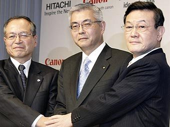   Hitachi, Canon  Matsushita Electric.  AFP