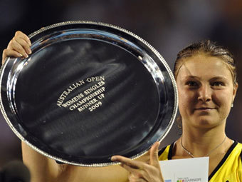������ ������ � ������ ���������� Australian Open. ���� &copy;AFP