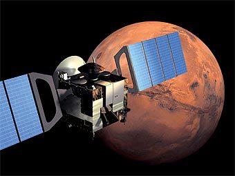 ������������ ������ ����� Mars Express �� ���� �����. ����������� ESA