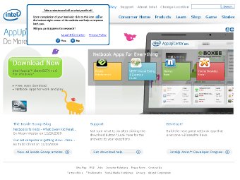 �������� ������� Intel AppUpCenter