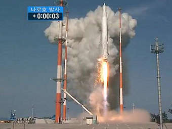 ����� ������-�������� KSLV-1 �� ��������� STSAT-2. ���� ���������� MBC HD