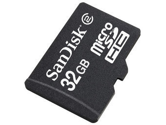 SanDisk microSDHC 32Gb, ���� �����-������ ��������