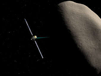 ������� Dawn ����� � ������� ������� ���������. ����������� NASA