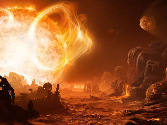 ������� �� ����� �� ������ ������� Gliese 876 ������� ���������. ����������� � ����� nasa.gov
