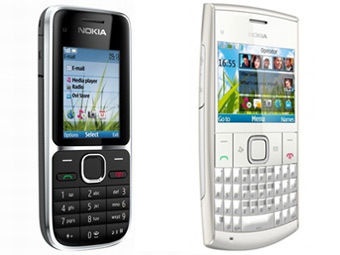 Nokia C2-01 (�����) � X2-01 (������). ����������� �����-������ ��������