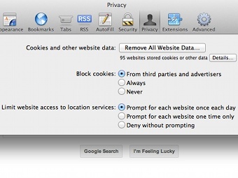 �������� �������� �������� � Safari