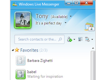 �������� ���������� Windows Live Messenger