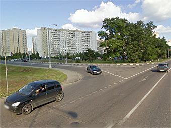 ����������� �������������� ����� � ����� �������� ���������. ����������� �� ������� Google Street View