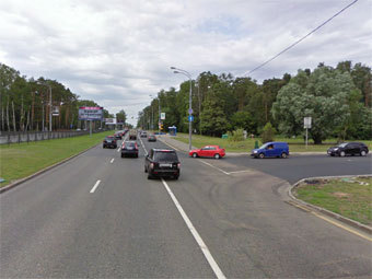 ����������� ����������� ����� � ������� �����. ����������� �� ������� Google Street View