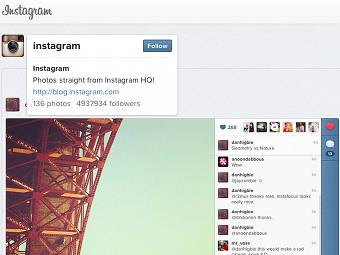 �������� �������� ���������� � Instagram