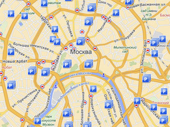 �������� � ����� parking.mos.ru