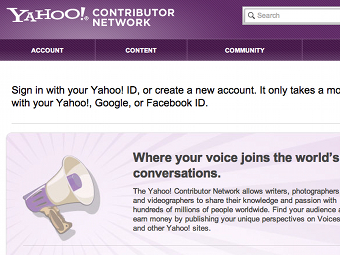�������� Yahoo! Contributor Network
