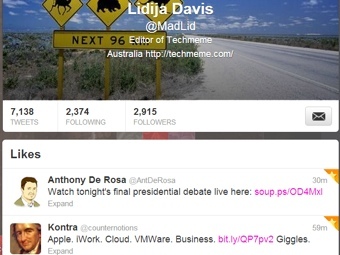 ������ Likes � Twitter. �������� �� ���������� @MadLid