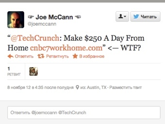 �������� �����, ����������� ����-������ � ���������� TechCrunch