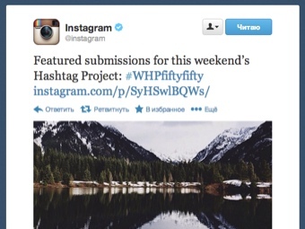 ������ ����������� ��������� ���� �� Instagram � Twitter